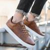 Zapatos de cuero clásicos de moda para hombre, zapatos casuales de plataforma que combinan con todo, mocasines, zapatillas de cuero británicas, zapatos planos, primavera y verano