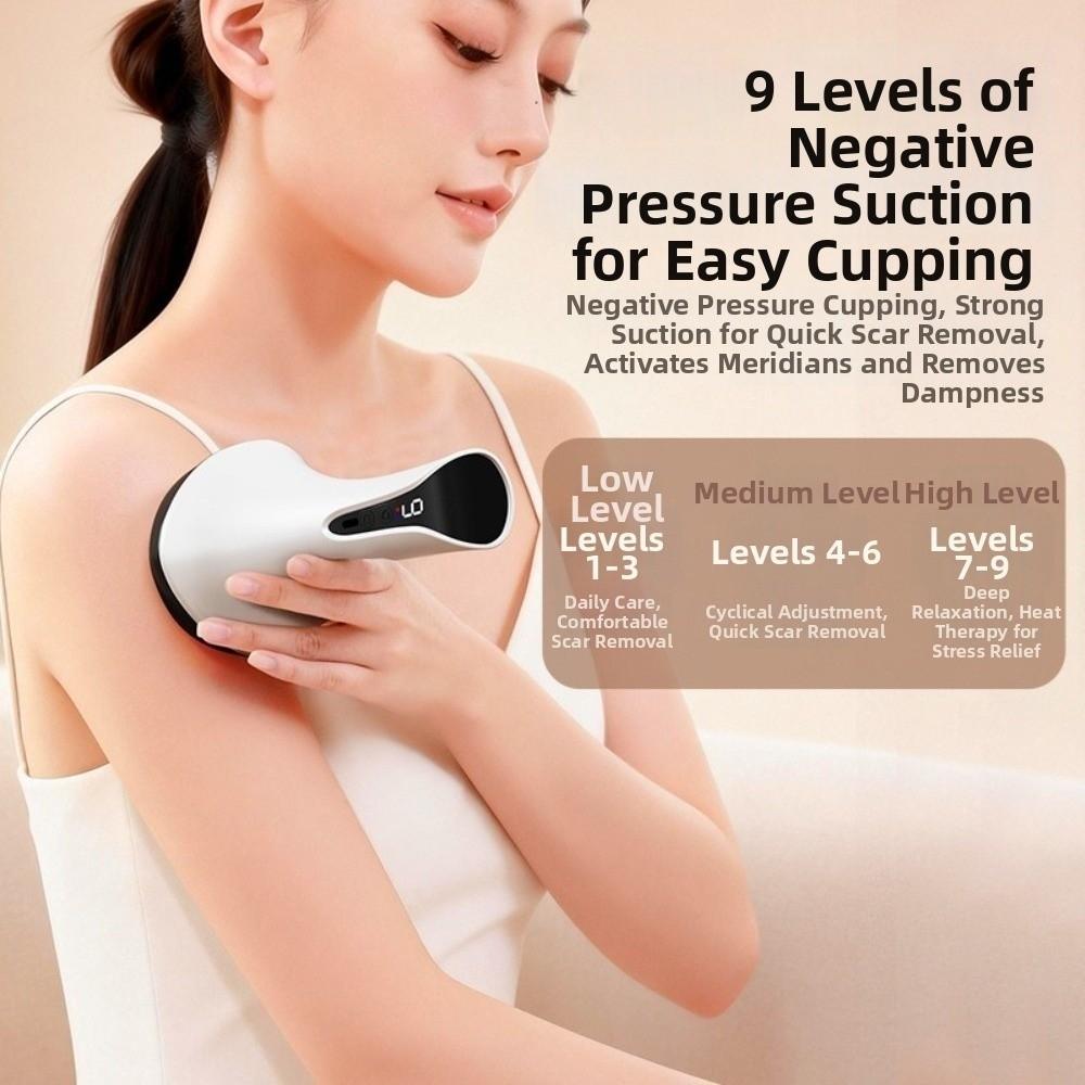 Hot Compress Electric Massage Meridian Brush USB Rechargeable Guasha Scraping Machine Household