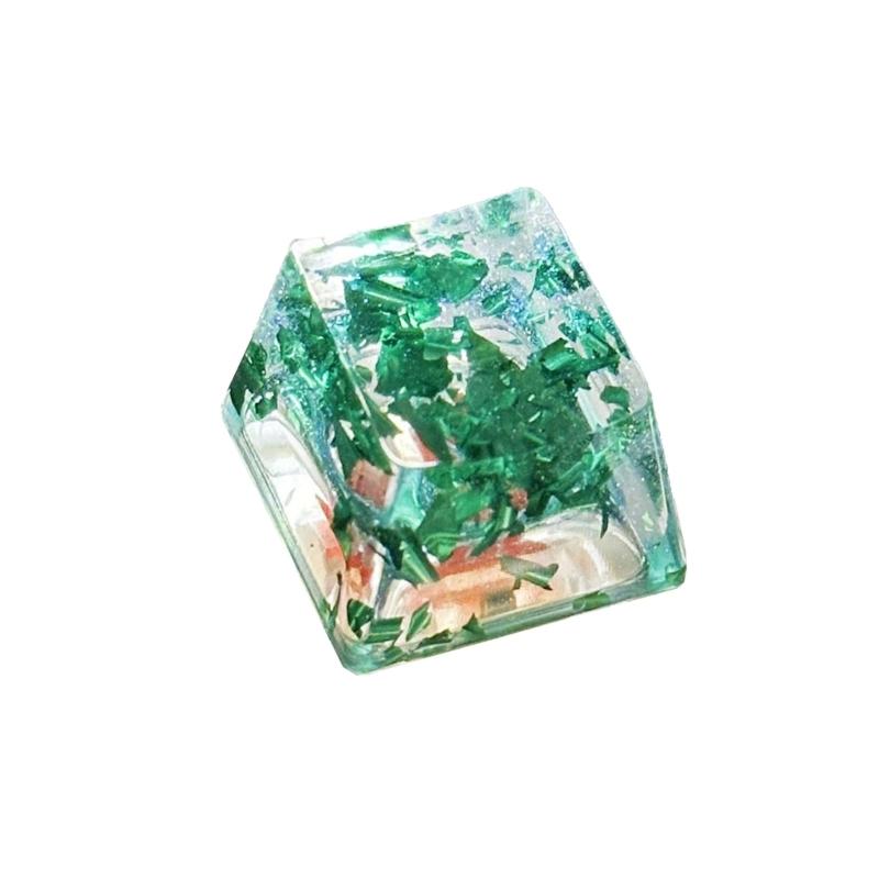 OEM Height Resin Keycap Featuring Color Foil Backlight for Mechanical Keyboards for Gamers and Collectors