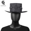 Steampunk Plague Doctor Hat Unisex Adult Cosplay Top Flat Crown Short Brim Festival Costume Accessory