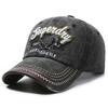 Spring Autumn New Eagle Embroidery Hat Wash the Old Letters Super Day Baseball Cap Retro Versatile Men and Women