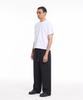 CREAM SODA LAB Air Essential Side Cut Wide Elastic Pants Black