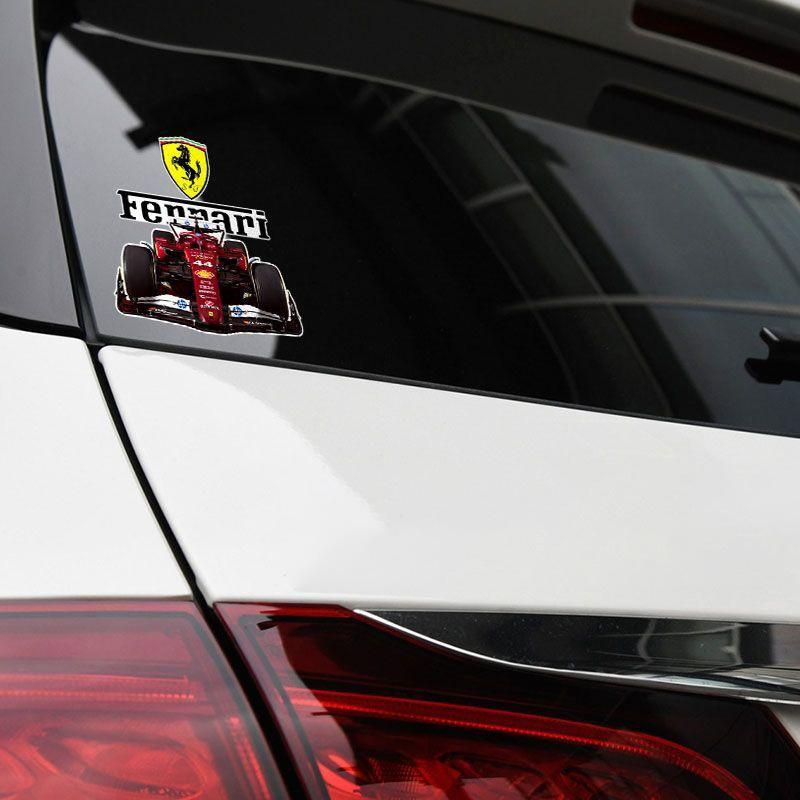 Car Creative Stickers Waterproof Sun-proof Decals For Ferrari LaFerrari 488 812 296 F430 SF90 360 F8 Racing Styling Accessories ZX6
