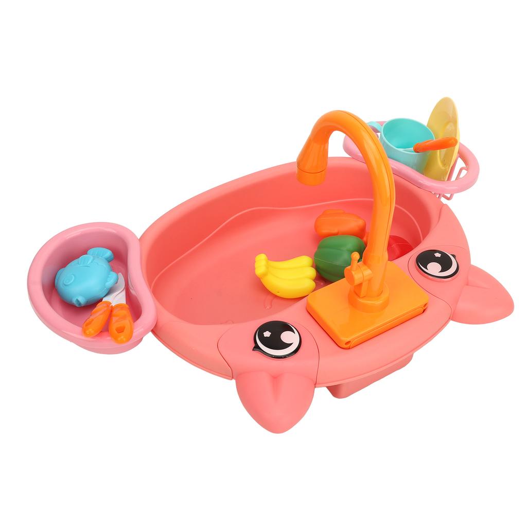 Lave-vaisselle de cuisine électrique Jouets Simulation Eau Circulante Innovante Évier de cuisine interactif Jouets pour enfants Cadeaux