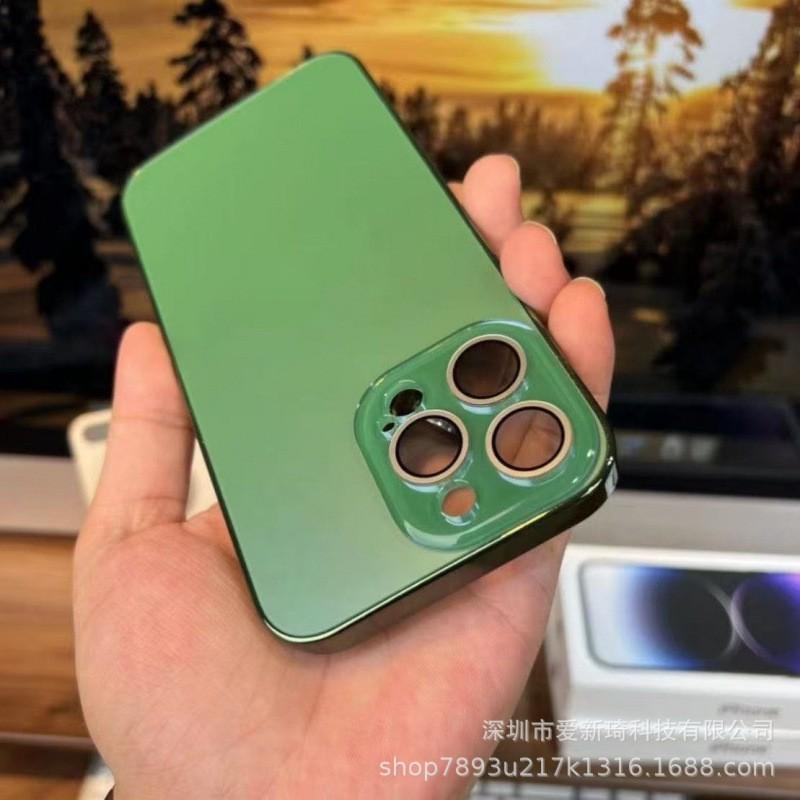 Matte Electroplated Phone Case IPhone 17 Pro Max 16 15 With Built-in Camera Lens Protector Drop Protection
