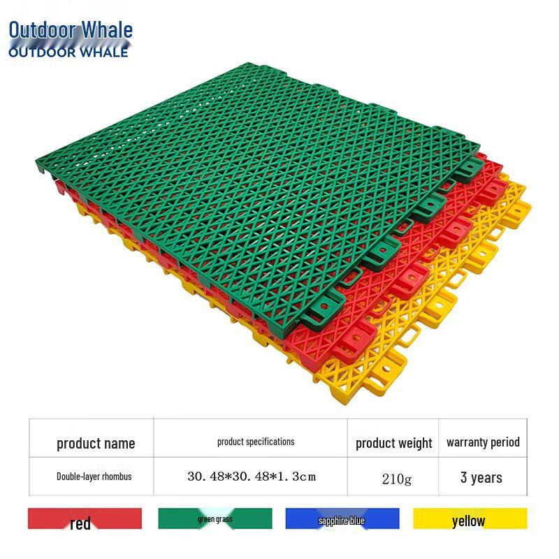 OUTDOOR WHALE Outdoor Interlocking Sports Flooring Tile