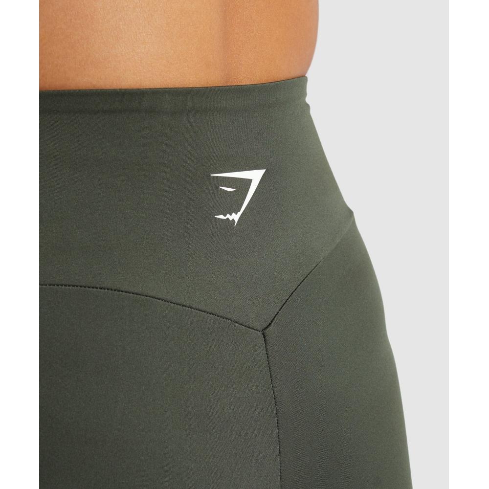 Gymshark Training Tight Shorts Strength Green B2a8h Ecjh