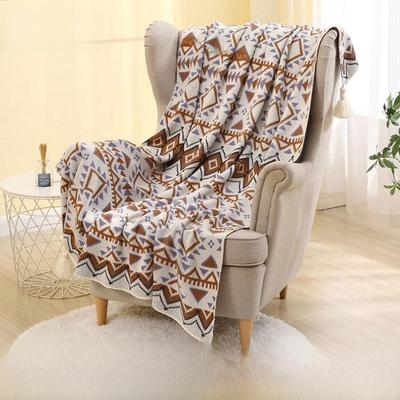 Retro Sommer Quasten Strickdecke - Perfekt für Bett, Sofa, Nickerchen und Klimaanlagennutzung