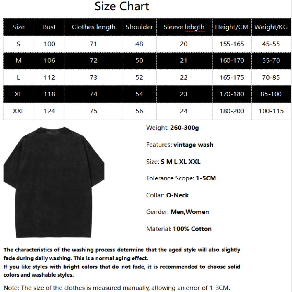 Ryomen Sukuna Printed Tee Anime Jujutsu Kaisen Clothing Men Women Washed Cotton T-shirts Casual Loose Tshirt Harajuku T Shirt