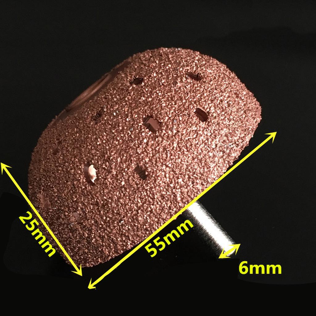 42/55mm 42/55mm Reifen Reifen Reparatur Werkzeuge Wolfram Stahl Material Halbkugelförmige Pneumatische Schleifkopf Schleifen Wunde