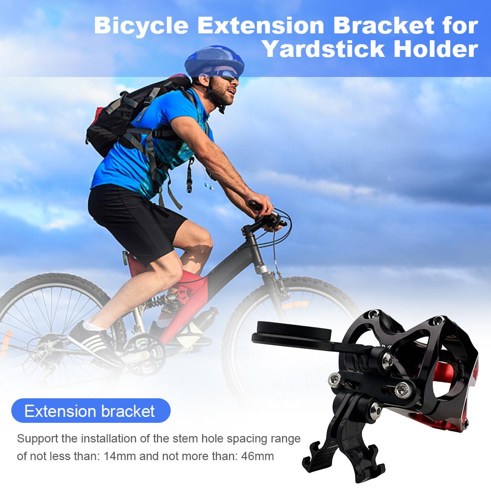 Bicycle Stem Mount Aluminum Alloy Bike Camera Holder Bracket Bicycle Computer Mount Holder Bicycle Extension Bracket Base
