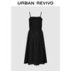UR2026 Shirred Strap A-Line Dress