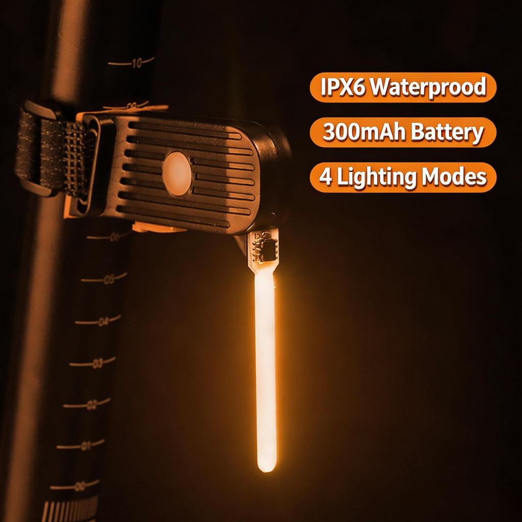 LED Bike Tail Light Laser Flowing Warning Lamp Bicycle Rear Safety Light High Brightness Night Riding Light for MTB Road Bike 7