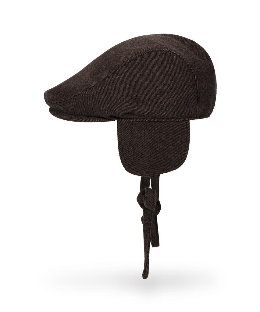 Bajal Va Embroidered Fly Hunting Cap Brown