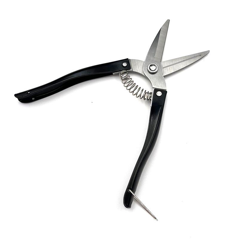 Spring-Action Pruning Shears for Garden Plants and Flowers