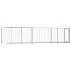 Vidaxl Dog Cage, With Door, Grey, 6X2X1.5 M, Steel