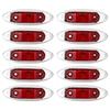 10pcs 3LED Side Marker Light Waterproof Dustproof   Lamp for Truck Trailer Lorry