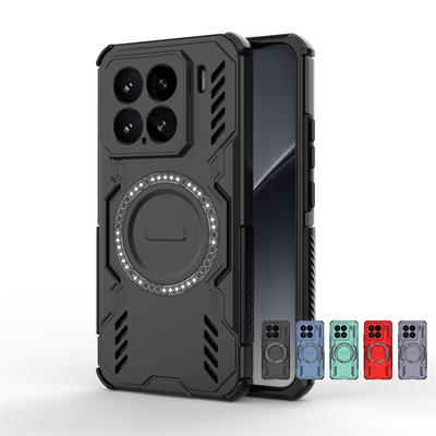 For Xiaomi 15 Case For Xiaomi 15 Anti-knock Armor Magnetic Adsorption Wireless Charge Back Cover For Xiaomi 15 Case 6.36 Inch