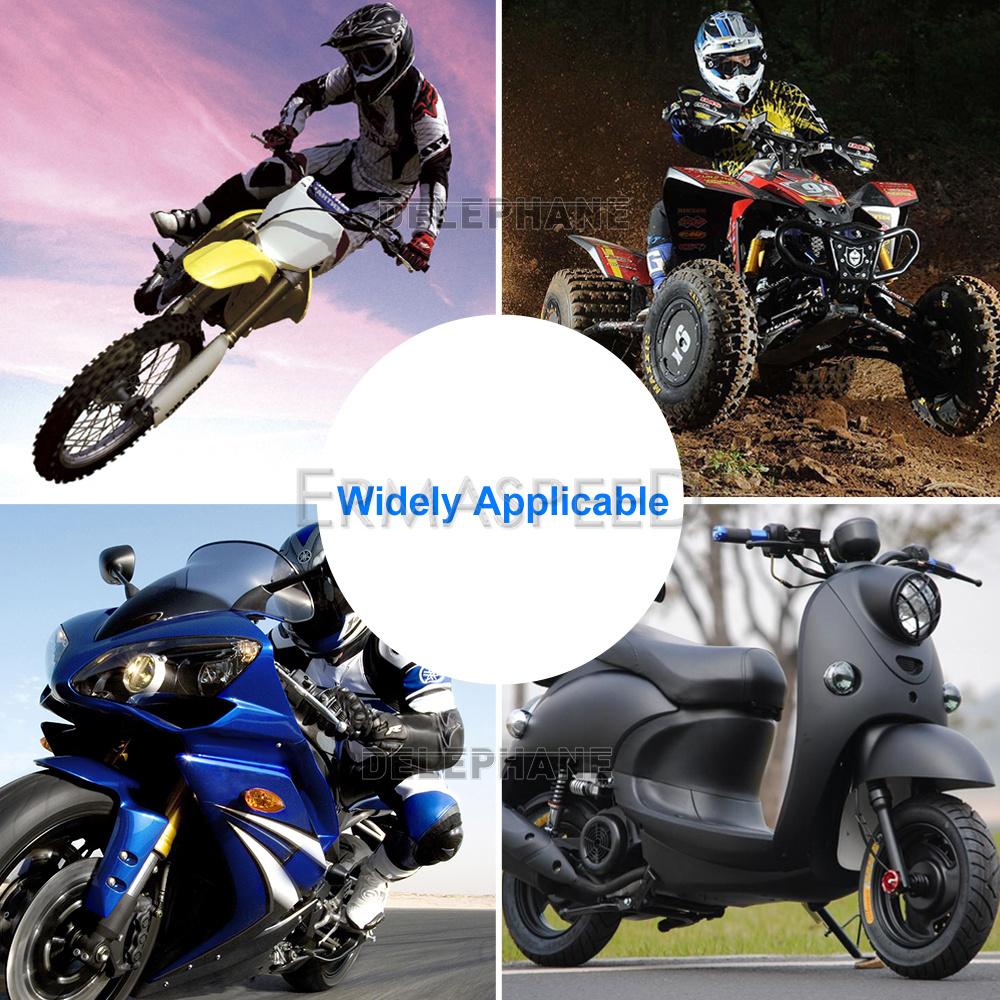 Oglinzi retrovizoare pentru motociclete Oglinzi retrovizoare laterale pentru ghidon universal reglabile de 22 mm pentru scuter E-bike