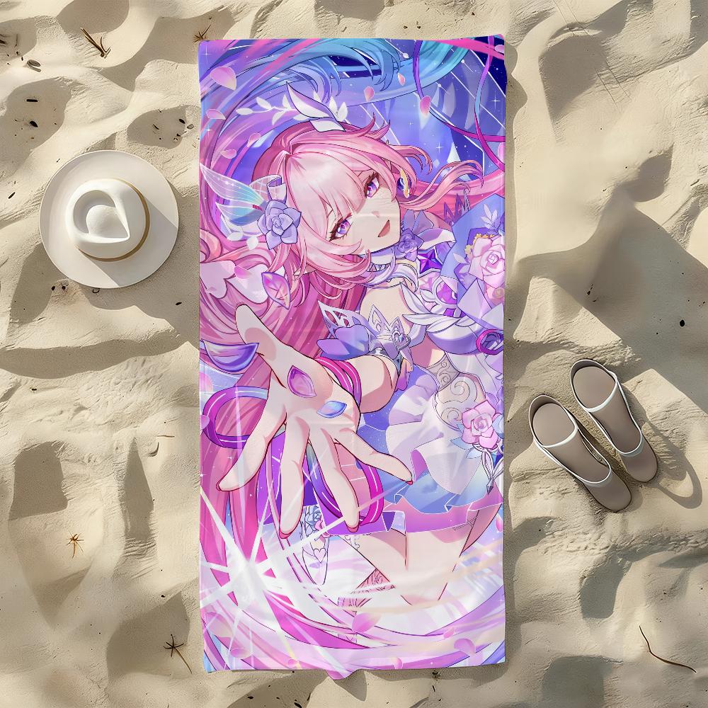 Game Honkai Star Rail Cyrene Towel For Swim Yoga Gym Quick Drying Soft and skin-friendly Beach Towels All-Season