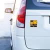 TRYL Fukuoka SoftBank Hawks Baby in Car Smiley 2-Way Sticker Magnet, Car Decal and Magnetic Sign