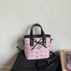 Autumn Fashion Girl Sweet Handbag Women Bow Design Sense Niche Korean Version Ins Commuter Messenger Bag