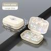 7-Compartment Sealed Medicine Box Counting Pill Box Waterproof Moisture-Proof Portable for Business Trips Medication Carrying