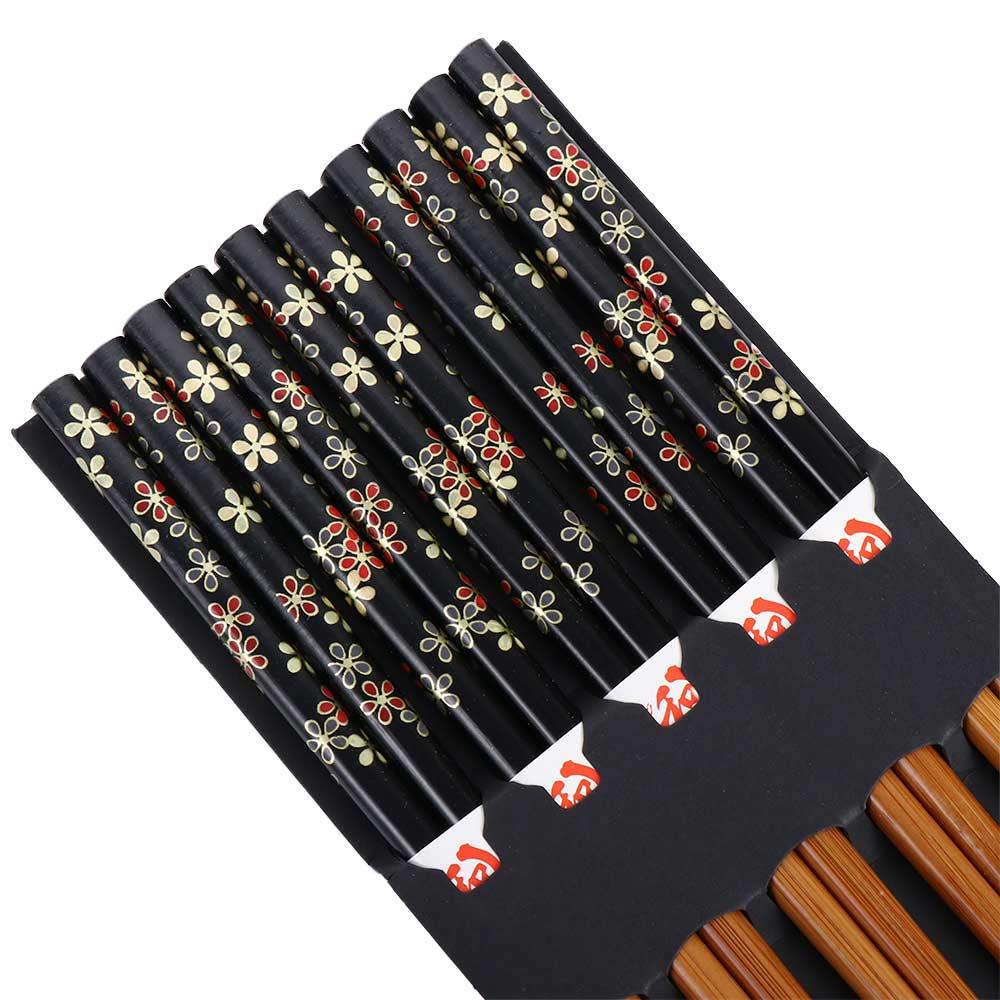 Wiederverwendbar Handgemacht Japanischer Stil Geschenk Sushi Essen Reis Küchenbedarf Essstäbchen Geschirr Tafelgeschirr Set