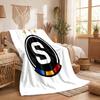 Sparta Prague Print Flannel Blanket Soft Warm Sofa Bed Throw Blanket For Home Office Bedroom