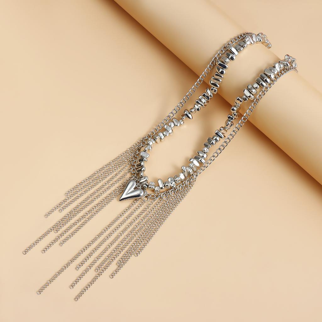 Ins Love Tassel Necklace for Women Party Jewelry Festivals Gift Accessories