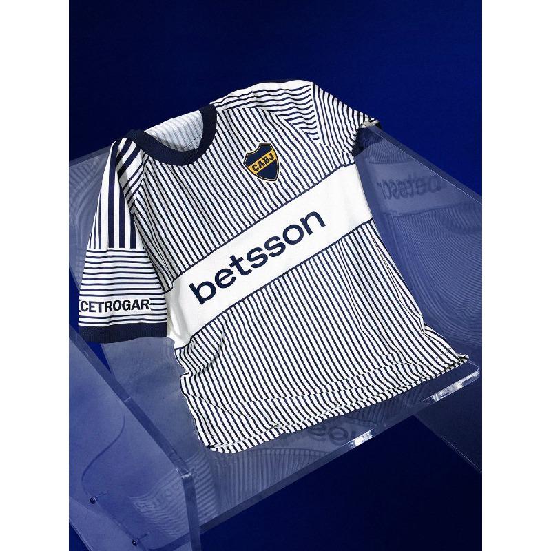 Maglia da Calcio Boca Juniors 2026/27, T-shirt Traspirante ad Asciugatura Rapida Stampata in 3D, Maglia Sportiva da Calcio in Rete per Uomo e Donna