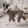 Casual Style High Neck Dog Jumpsuit Stretchy Breathable Pet Turtleneck Cold-Proof Plush Pet Warm Sportswear Daily Walk