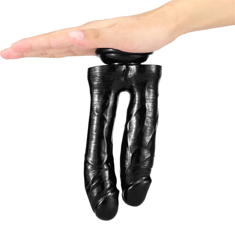 Double-headed Dildo Anal Plug Masturbation Device Female Backyard Alternative Toy Dildo Adult Products