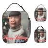 John Pork Is Calling Lunch Bag Office Lunch Box For Girls Vintage Thermal Tote Handbags Waterproof Portable Zipper Cooler Bag