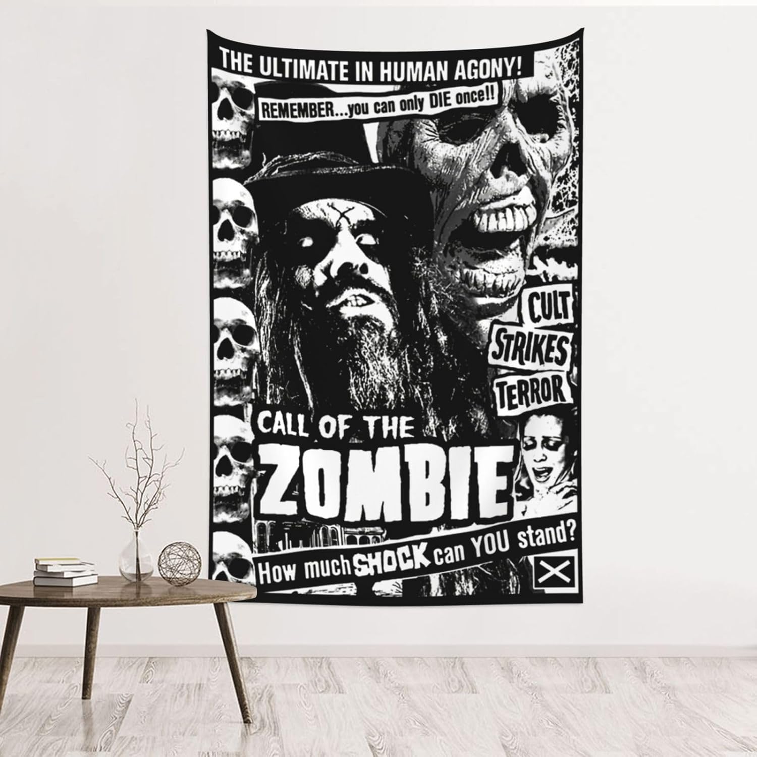 Tapestry Vincor Rob Singer Zombie Wall 75x100 чёрный