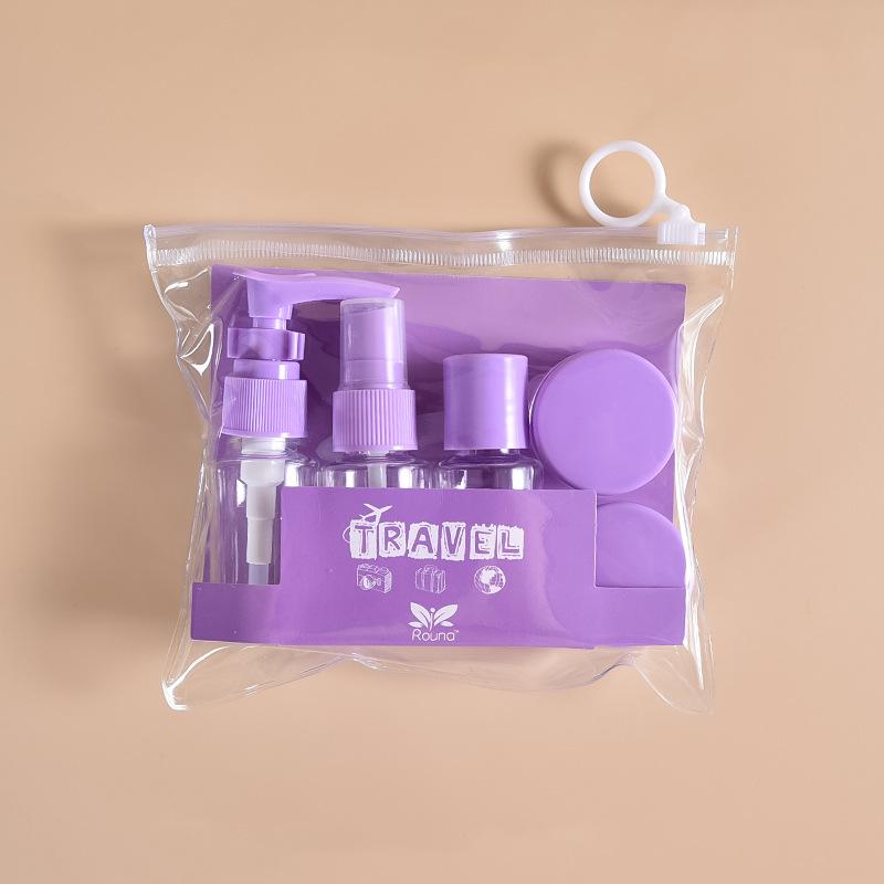 

Набор из 6 дорожных флаконов для косметики, лосьона, шампуня, геля для душа, зубной пасты. Разливные, дорожные, портативные, водонепроницаемые, герметичные. Дорожные принадлежности. Other&Plastic