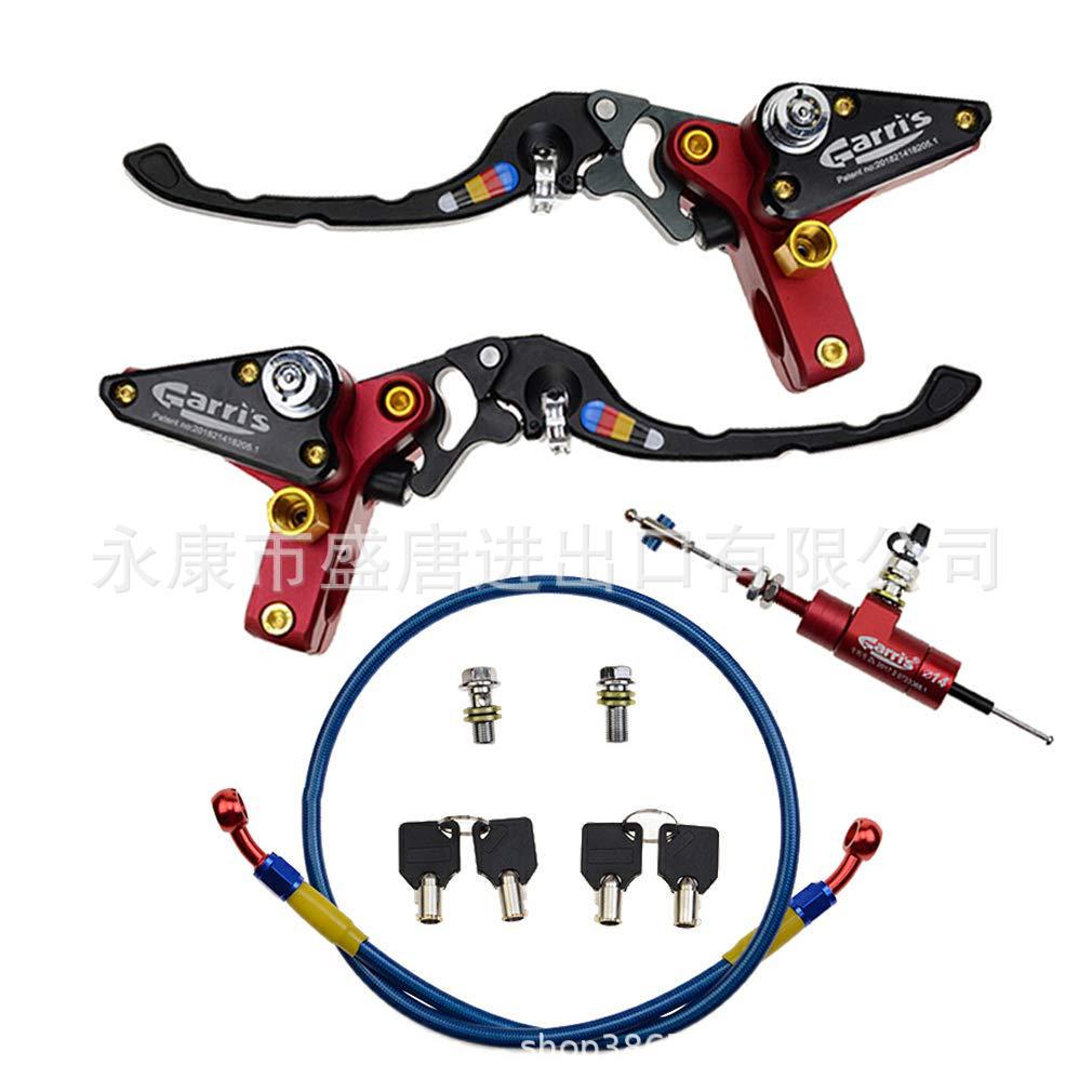 

GOOFIT Red 22mm Motorcycle Hydraulic Brake and Clutch Pump for 125cc-250cc ATV Pit Bike ATV 125cc-250cc Dirt Bike