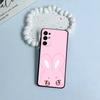 Cute-A-N-I-T-E-E-Z Black Soft Silicone Phone Case for Samsung S25, S24, S21, S22, S23, S30, Ultra, S20, Plus, FE, Lite