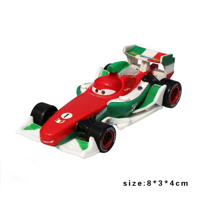 1:55 Disney Pixar Cars Finn McMissile Litchi Miles Axeirod Flo Sheriff Sarge Guido Luigi Alloy Toy Car Model Children's Toys