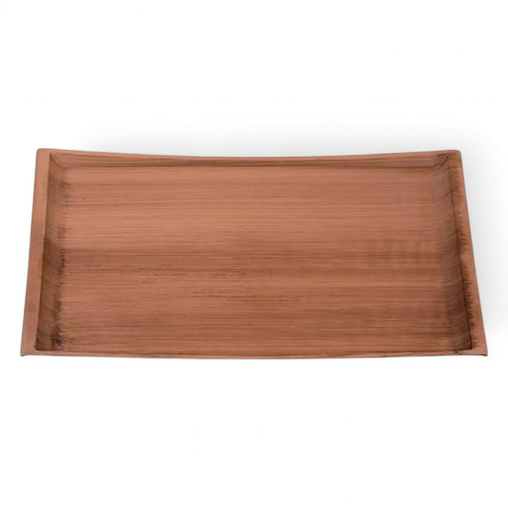 Vyrobeno v Japonsku Rovné Světlo Velikost SL x x J-kitchens Podložka/Podnos, Japonsko, Umělecké, 3-Shaku U-Line, Zrno, S, (39.7cm 30.7cm 1.8cm)