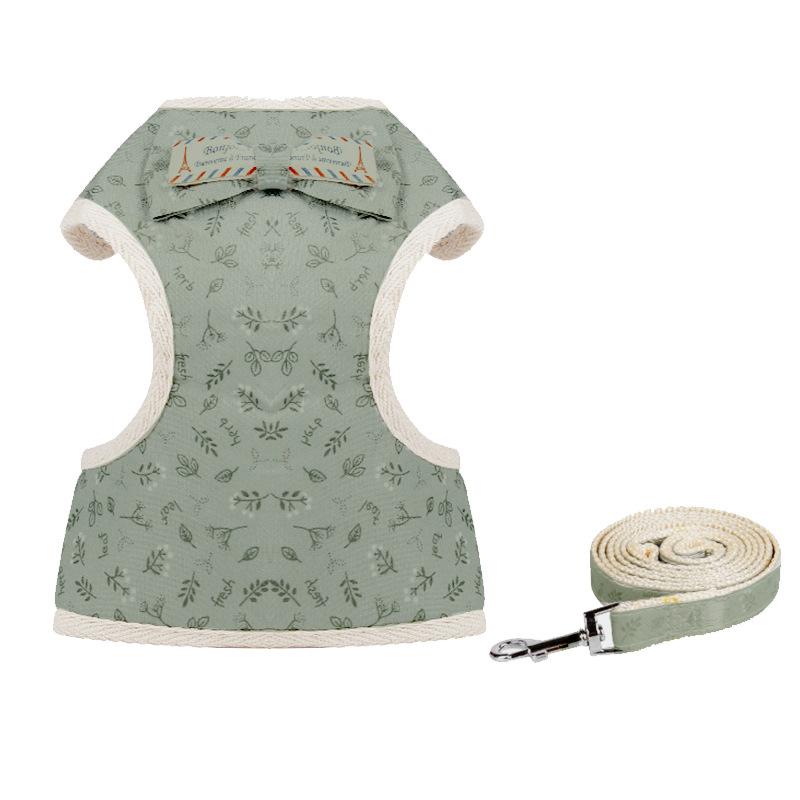 

Vest type cat rope chest strap out cat anti-break free cat rope does not restrain the hand cat leash S size (within 2-3 kg)