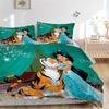 Princess Jasmine Rajah'S Adventure Print 3Pcs Bedding Setduvet Cover With 2 Bedropillowcase Home Birthday Gift