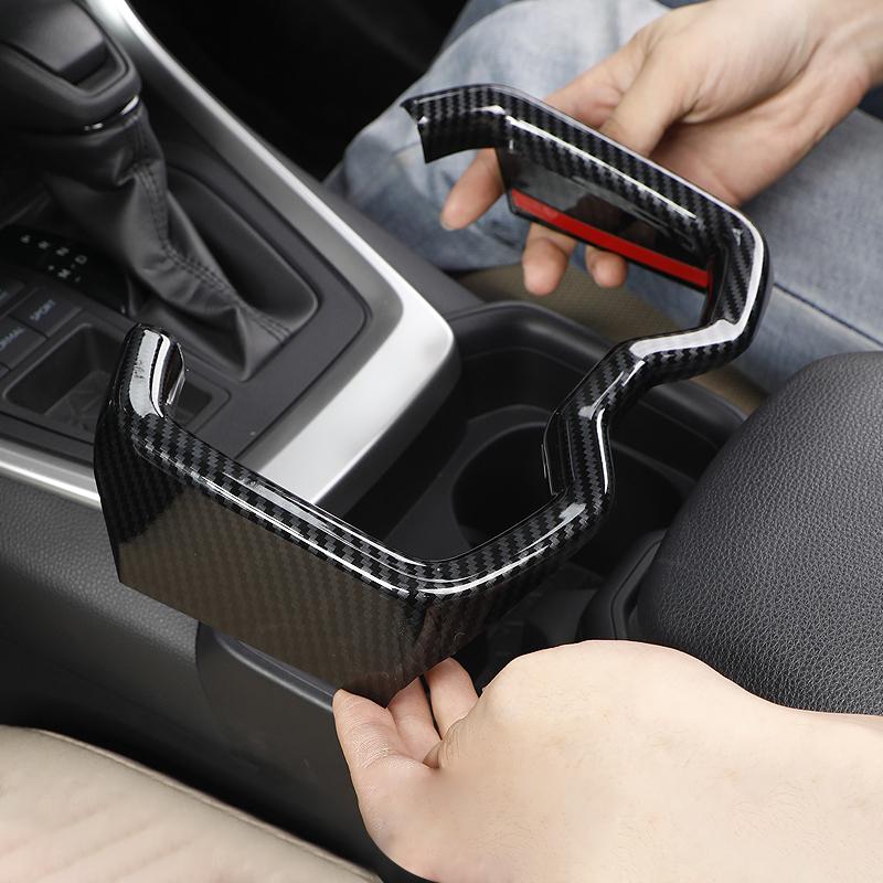 For Toyota RAV4 XA50      2024 2025 Hybrid ABS Car Gear Shift Water Cup Holder Panel Trim Cover Accessories