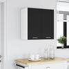 vidaXL Hängeschrank Lyon Schwarz 60x31x60 cm Holzwerkstoff