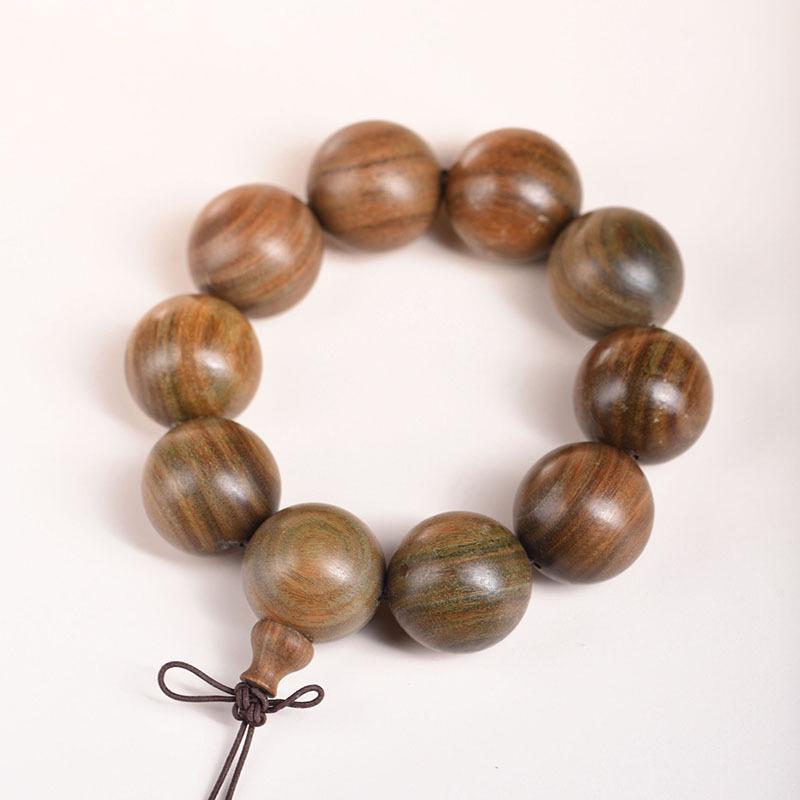 Argentina Agarwood & Green Sandalwood Unisex Prayer Beads Bracelet