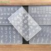 3D Relief Silikon Nagelkunstform Blümchen Knoten Bambusblüten Rahmen Nagelkunst Dekoration Transparente Maniküre Schablone