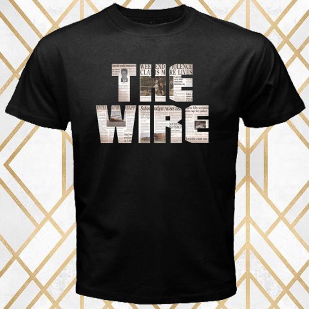 THE WIRE TV Series Men s Black Size S 5XL L