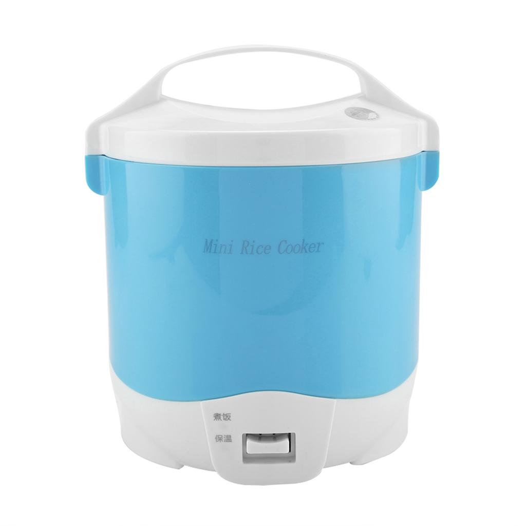24V 180W 1.6L Electric Portable Multifunctional Rice Cooker Food   for Cars (Green)