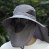Sunscreen Fisherman Hat UV Protection Caps Mask Set Multi-function Bucket Hat  Fishing