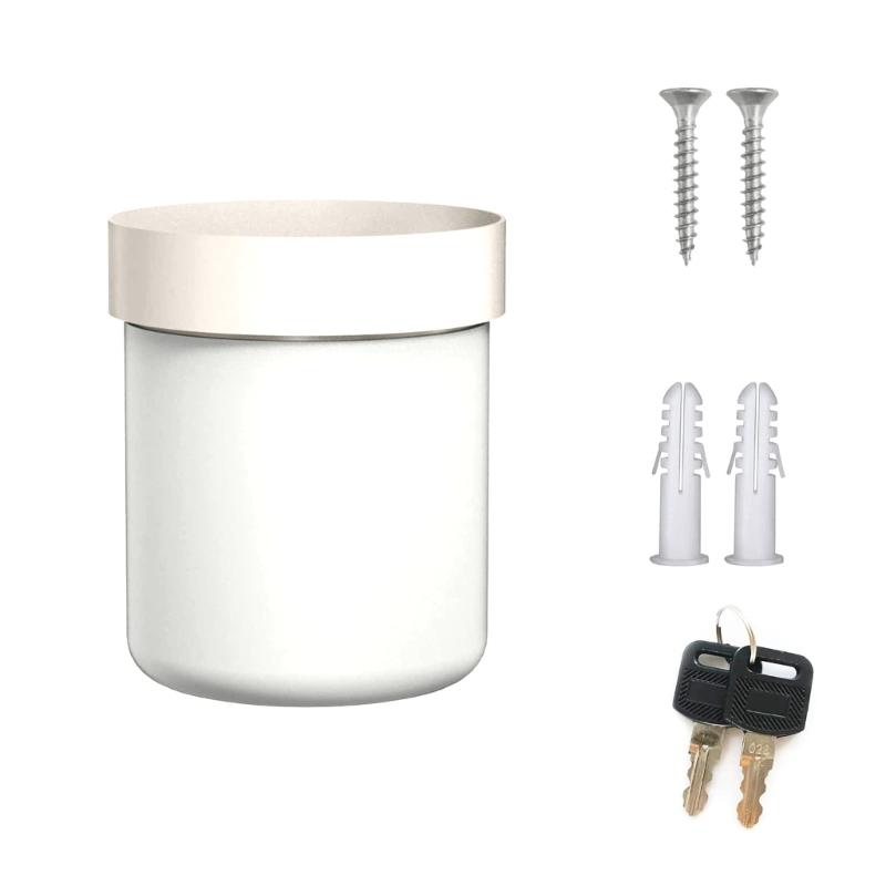 Flower Pot with Hidden Safe Secret Compartment Stash Box Key Hider Plastic Plant Pots Jewlery Organizer for Valuables